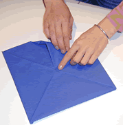pliage serviette en papier